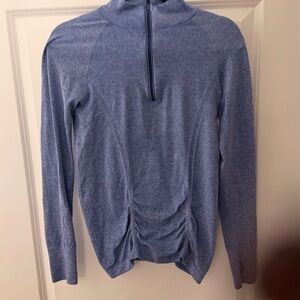 Athleta Soft Blue Heathered Shirt